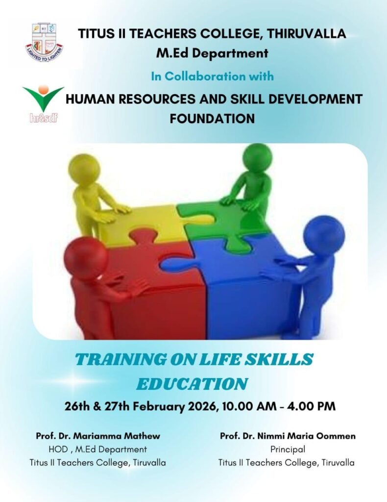 Training on Life Skills Education